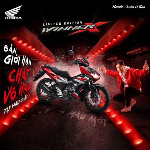 Honda Việt Nam giới thiệu phiên bản màu giới hạn cho siêu phẩm WINNER X - “Bản giới hạn – Chất vô hạn”