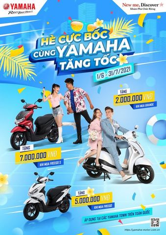 HÈ CỰC BỐC, CÙNG YAMAHA TĂNG TỐC!