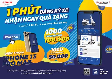 1 PHÚT ĐĂNG KÝ XE – NHẬN NGAY QUÀ TẶNG