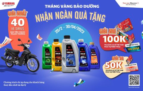 ✨ THÁNG VÀNG BẢO DƯỠNG – NHẬN NGÀN QUÀ TẶNG CÙNG YAMAHA✨